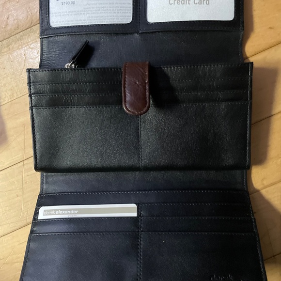 Derek Alexander CONCORD -Three Part Multi-Compartment Clutch Wallet (CD 571) - Picture 4 of 5